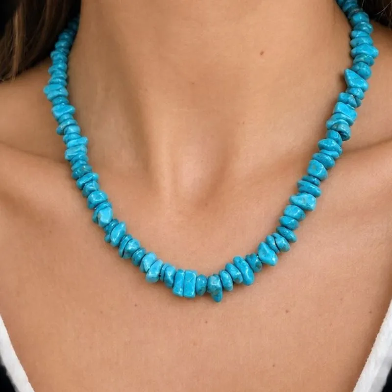 Collar Piedras Azules
