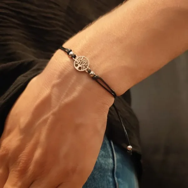 Pulsera de Acero Árbol de la Vida