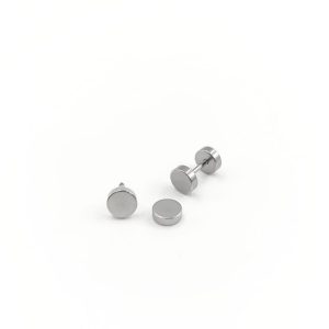 Pendientes Redondos Acero