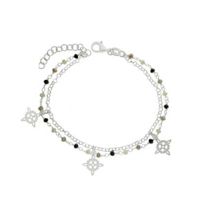 Pulsera Doble con Nudo de Bruja