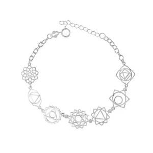 Pulsera 7 Chakras de Plata