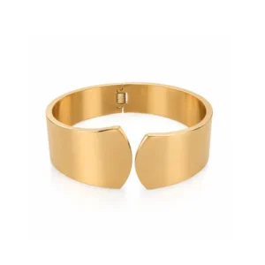 Brazalete acero dorado